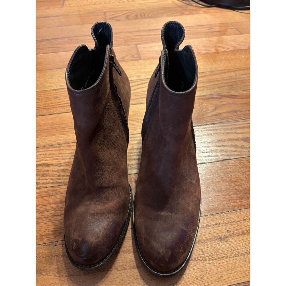 Paul Green Brown Leather Boots